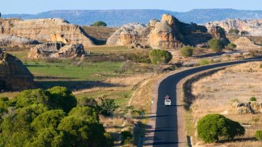 Décor du massif de l'Isalo.