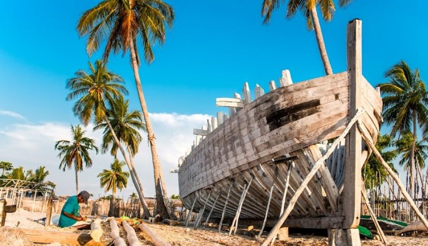 Origen de la construcción naval en Madagascar