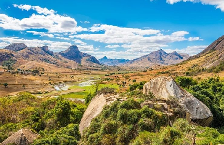 El paisaje de Madagascar