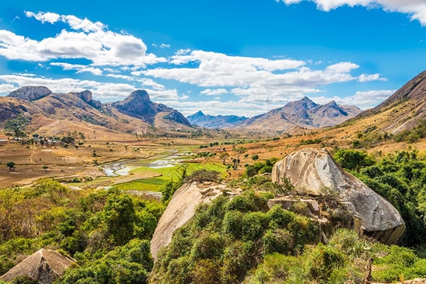 El paisaje de Madagascar