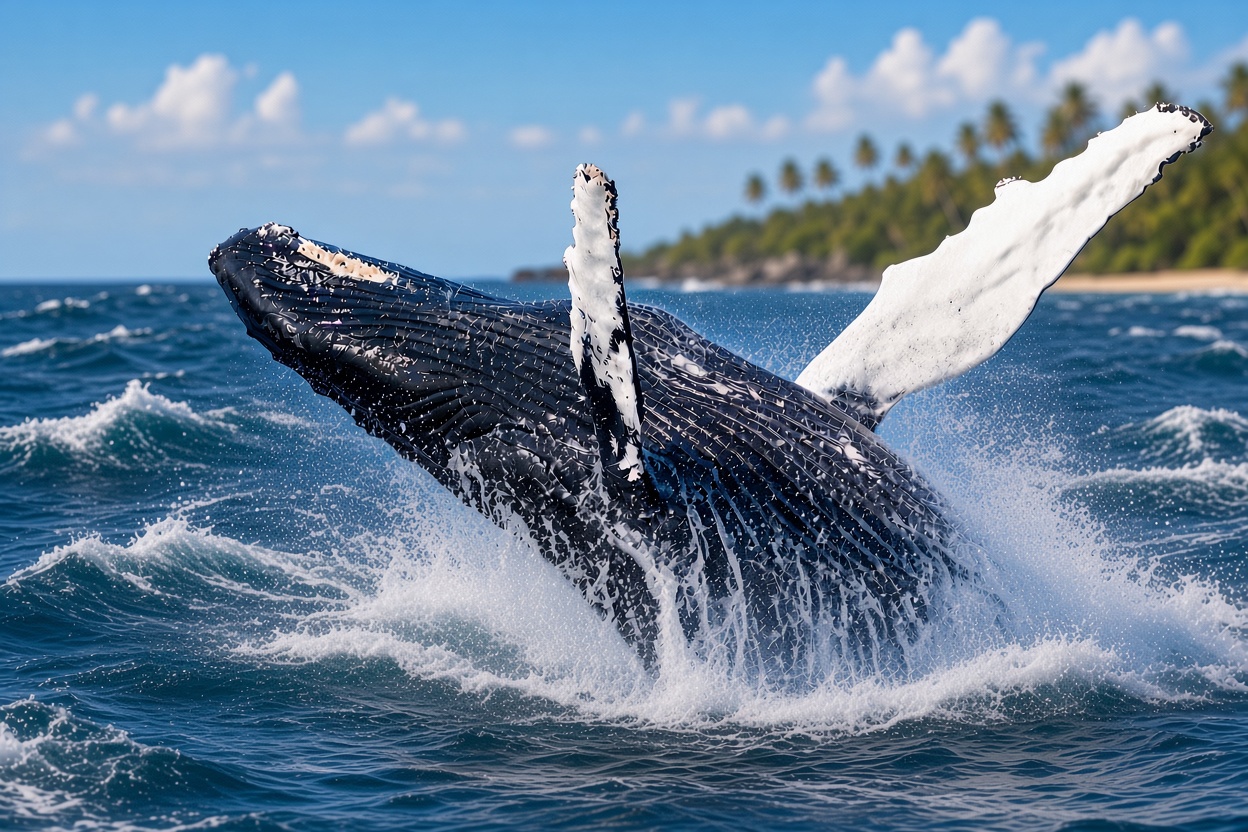 Baleine à bosse, une part de la nature et biodiversité de Madagascar