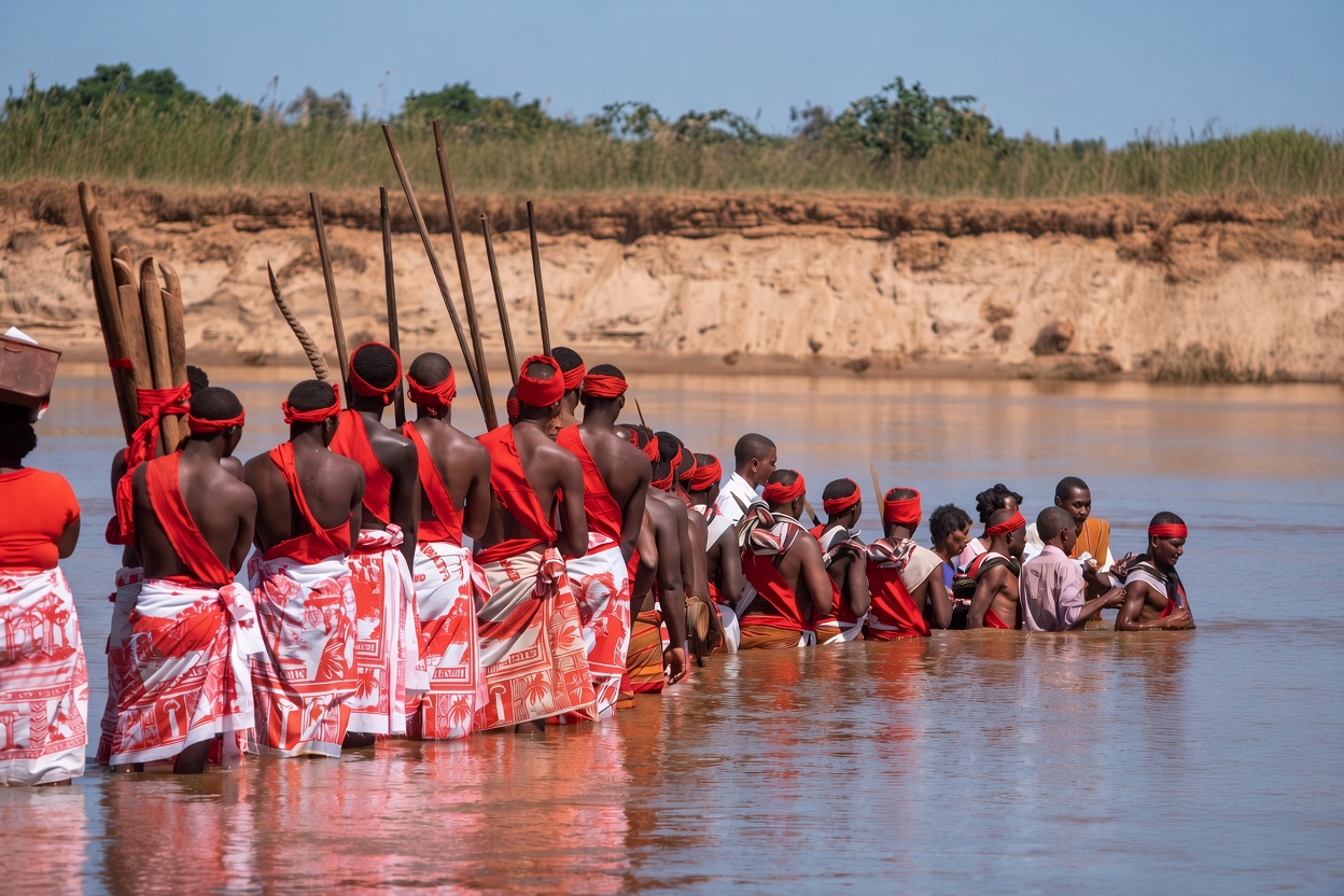 Richesse culturelle de Madagascar, le Fitampoha ou bian des reliques royales Sakalava du Menabe.