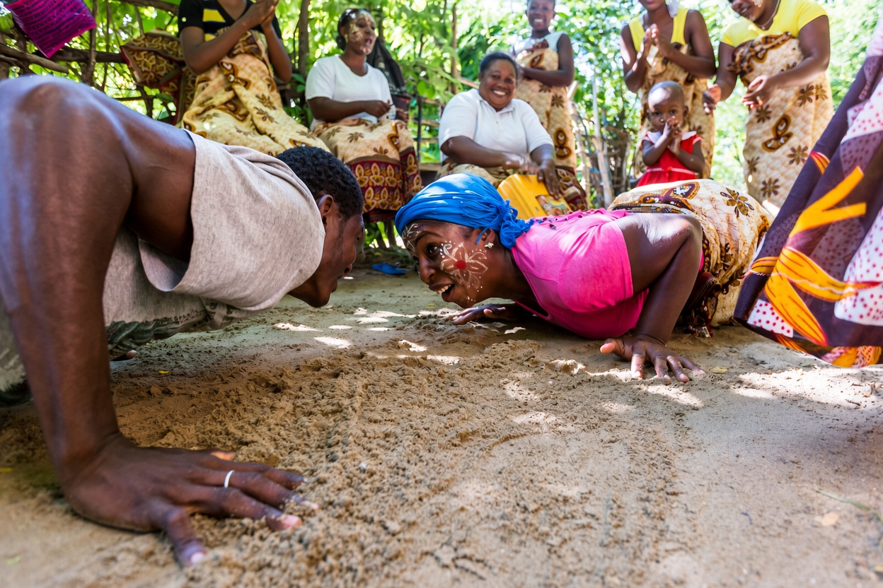 Cultura ancestral de Madagascar, la danza del cocodrilo se encuentra entre las más representativas del norte.